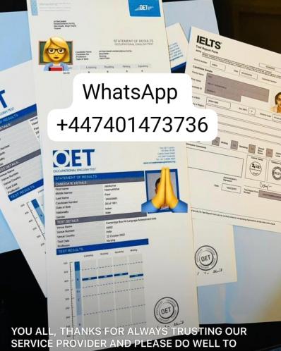 Get Passport, IELTS, TOEFL, PTE,GEOTHE,OET, DIPLOMA WhatsApp: +447401473736  Get your Degree & Certificate without Exams and get the best results  We also issue fake & legal documents likes ( PASSPORT, ID CARD, DRIVING LICENSE, DEATH CERTIFICATE, BIRTH CERTIFICATE, IELTS, DEGREE, CPSO)and other documents as well. very authentic documents within a short time frame, for more information  Our large platform is a professional team committed to providing you with valid DALF, DELF, TCF, TEF, CELPIP, I