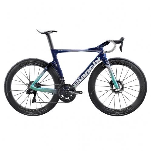 2026 Bianchi Oltre RC Team Replica Bahrain Victorious Carbon Aero Road Bike (WORLDRACYCLES)